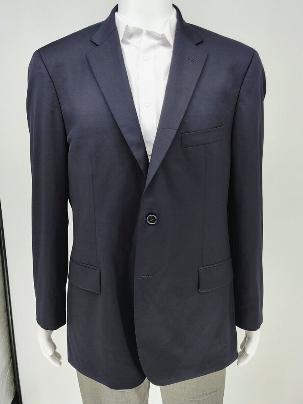 Boss Hugo Boss Super 100 Midnight Blue Pasolini/Movie US Suit Jacket (42R)